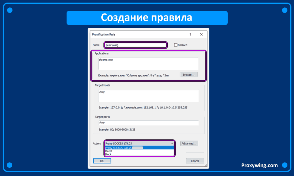 Обзор приложения Proxifire