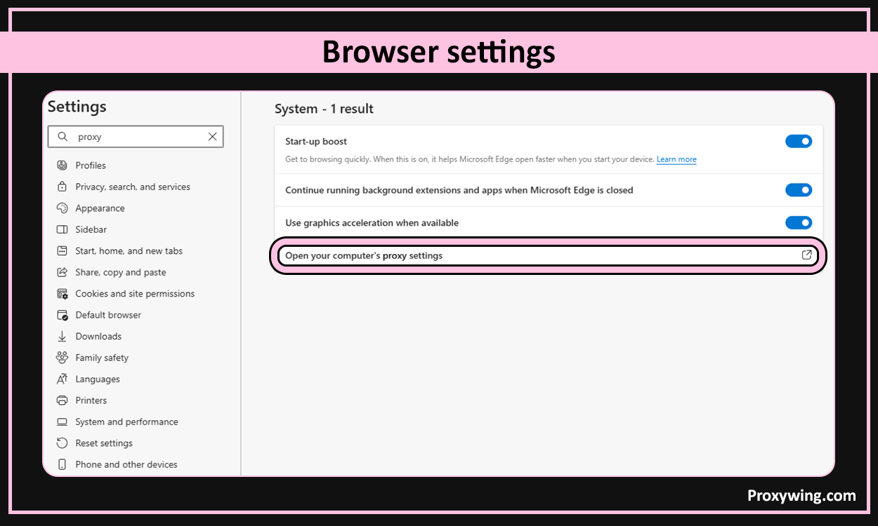 Setting up a proxy in the Google Chrome browser for Windows and macOS