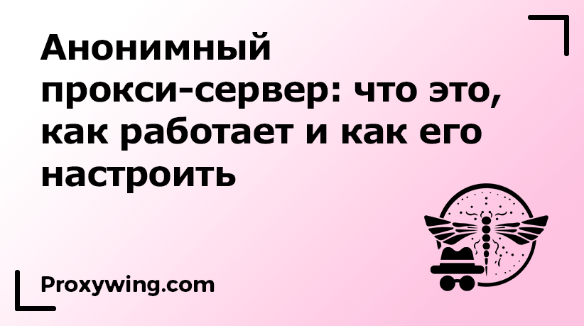 что такое анонимные прокси серверы