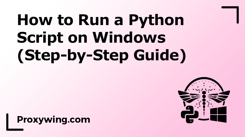 Python script on Windows