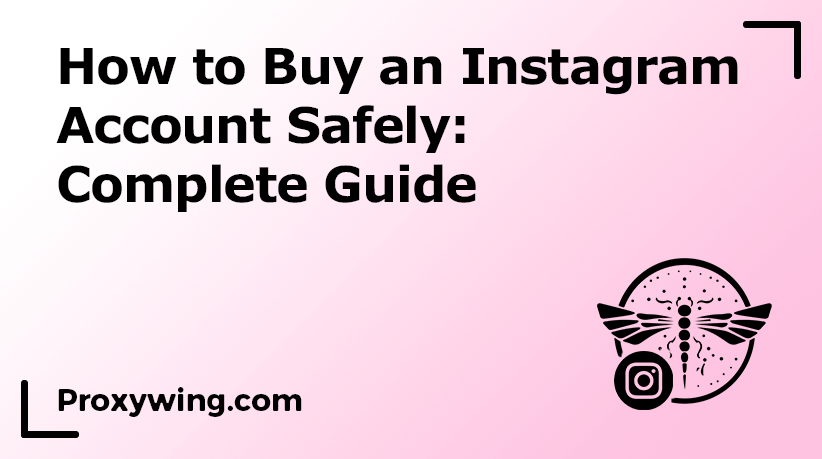 Guide how to buy Instagram account