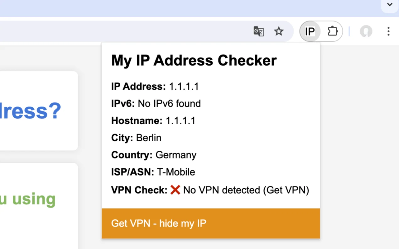 IP address checker